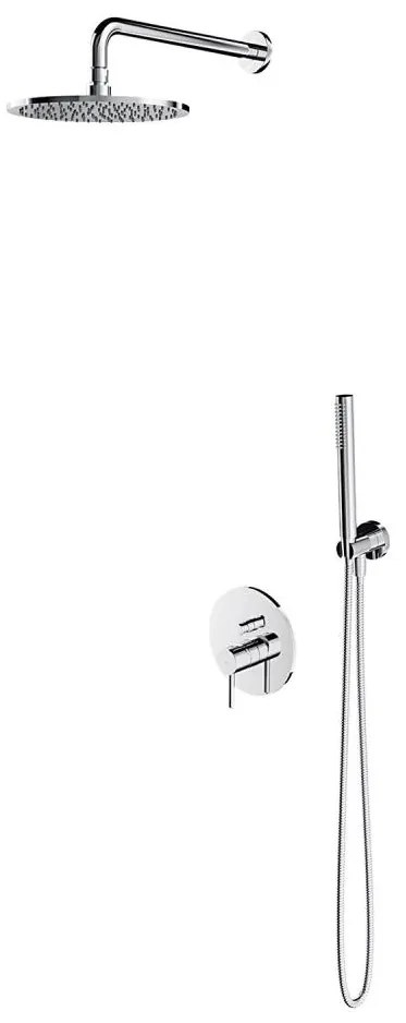 OMNIRES SYSY22XCR - Sprchová sada s podomietkovou batériou Y lesklý chróm