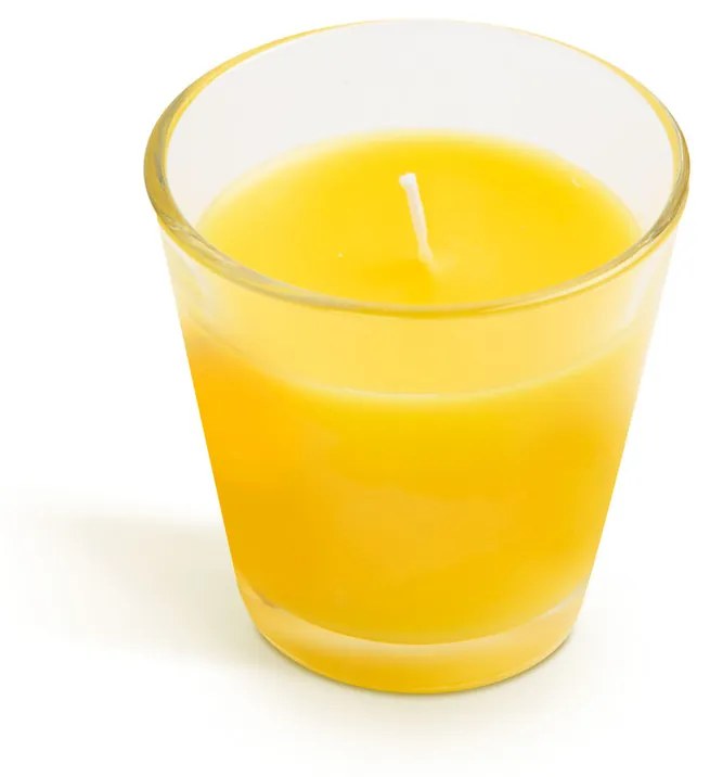 Vonná sviečka v poháry Citronella - 6,5 x 6,5 cm