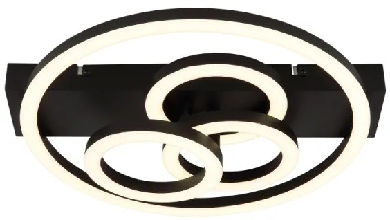 Globo 48040-40 - LED stmievateľné stropné svietidlo DARRYL I 40W/230V pr. 35x33 cm + diaľkové ovládanie