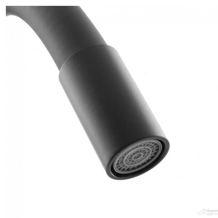 Gamma Flex 2000, stojanková drezová batéria s flexibilným ramenom, čierna matná, GMA-BFX-2000BK