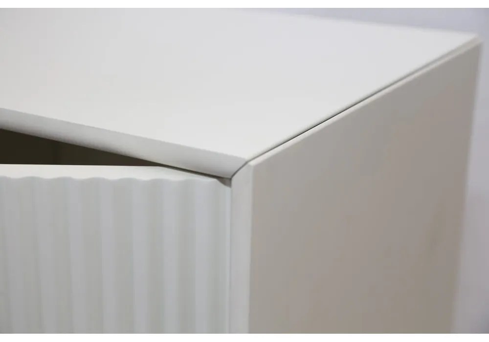 Sivá skrinka 100x125x40 cm Palma – Unique Furniture