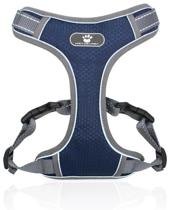 Postroj pro psy Astro XL tmavě modrý