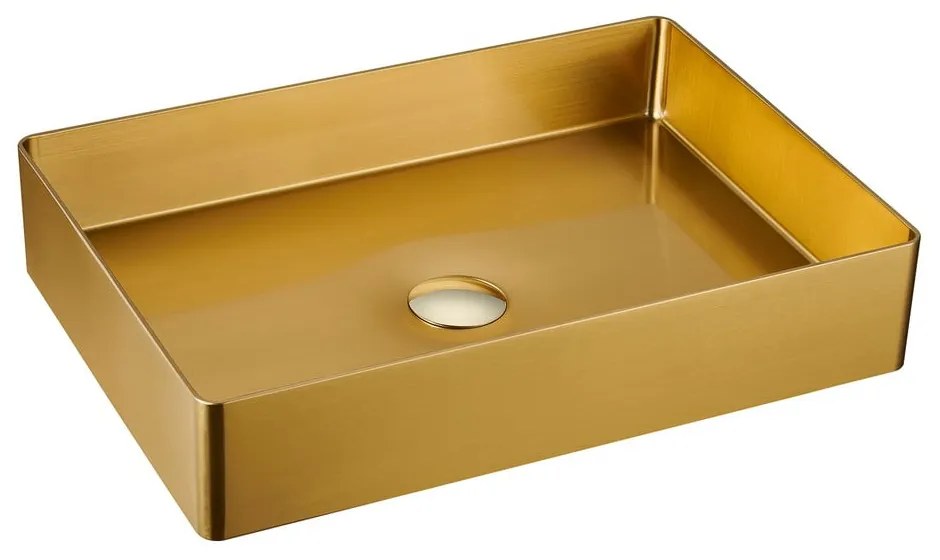 Antikoro umývadlo v zlatej farbe 50x35 cm Aurum – Sapho