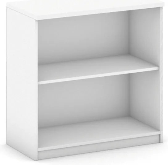 Kancelársky regál MIRELLI, 800 x 400 x 800 mm, biela