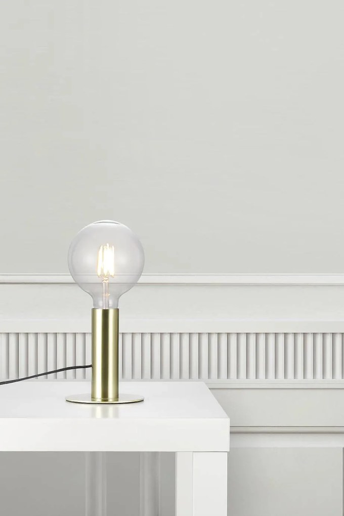 DEAN | dizajnová stolná lampa Farba: Mosadz
