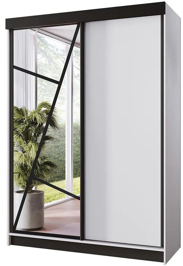 Skriňa Vena 167 biely + biely