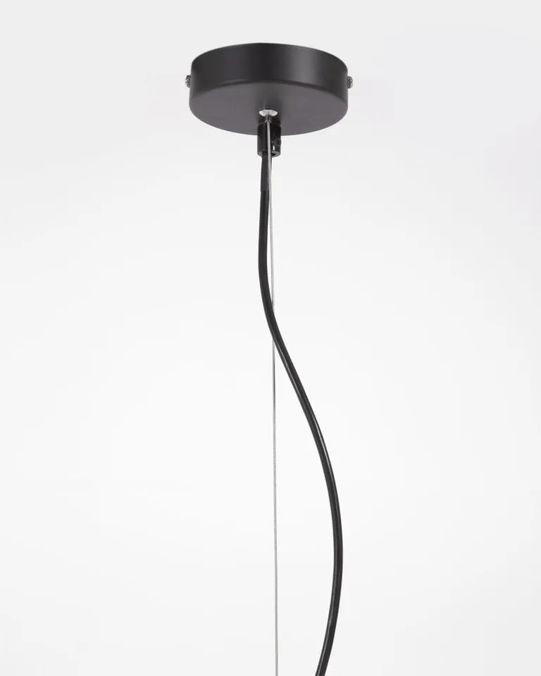 Čierne závesné svietidlo ø 55 cm Spica – Kave Home