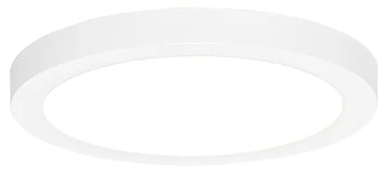 Zapustené alebo povrchové bodové svetlo biele 22 cm vrátane LED 3-stupňové stmievanie do tepla - Trans