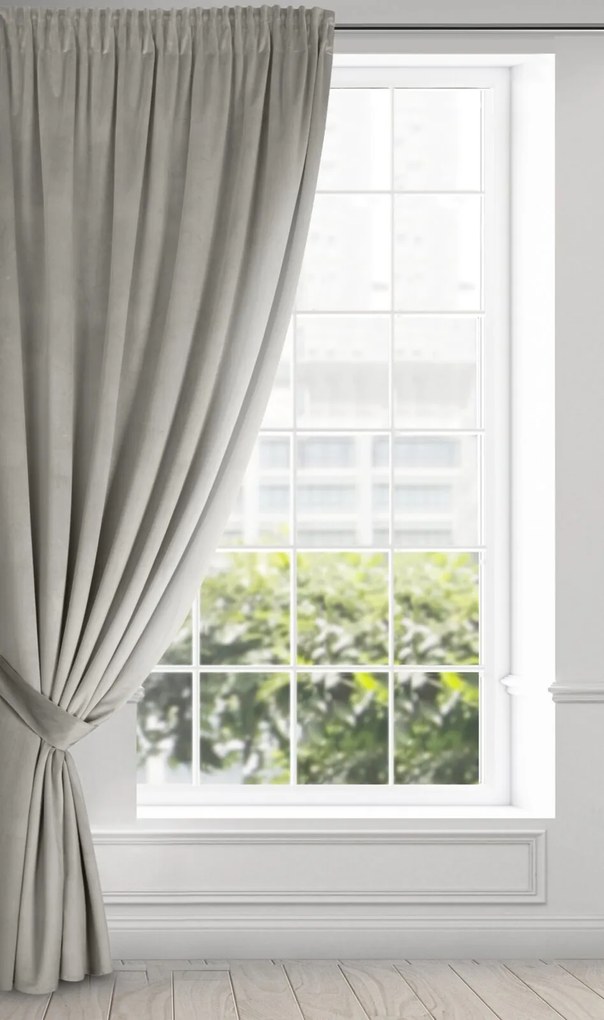 ZATEMŇOVACÍ ZÁVES NA PÁSKE ANTARA 140X300 CM SIVÁ