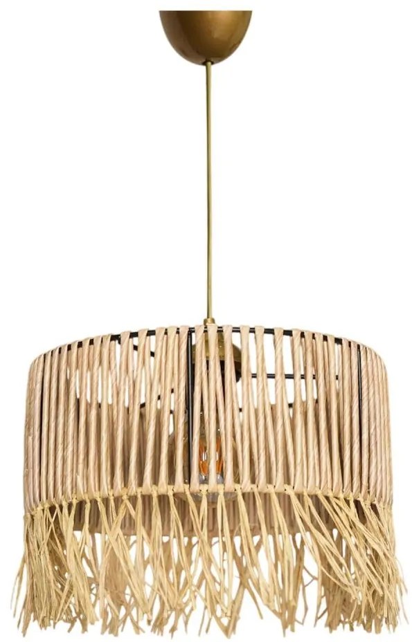 Závesný luster RIMINI 1xE27/40W/230V béžový