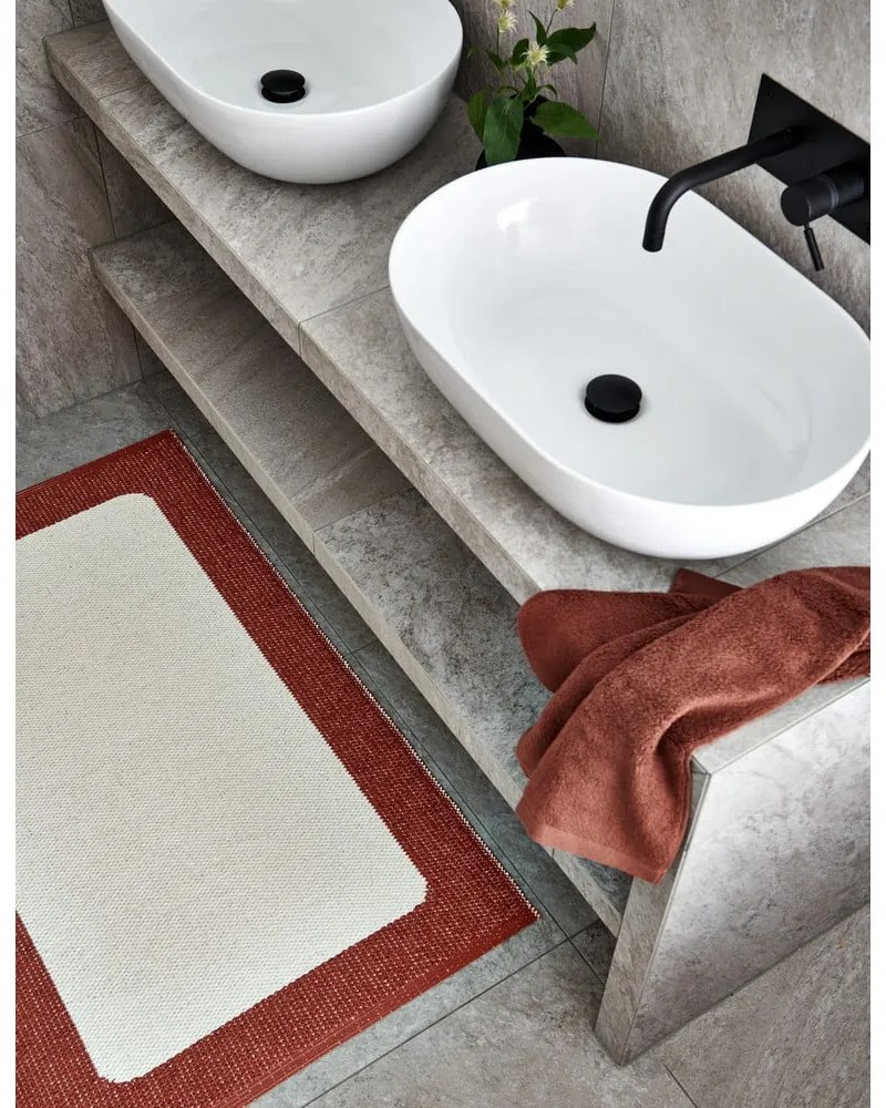 Vnútorný a vonkajší behúň v tehlovo-krémovej farbe 70x240 cm Ilda Brick – Pappelina