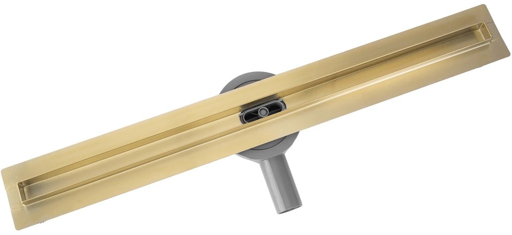 Rea Neox Slim Pro, odtokový žľab 60cm, zlatá matná, REA-G2713