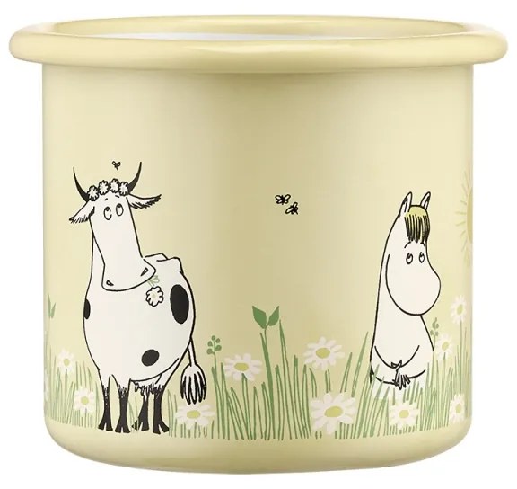 Hrnček Moomin Meadow 0,25l, smalt / žltý
