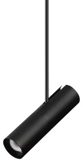 Luster na tyči 1xGU10/35W/230V čierna