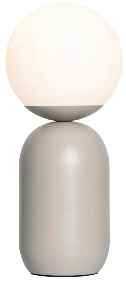 Nordlux - Stolná lampa NOTTI 1xE14/25W/230V šedá