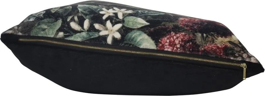 Zamatový vankúš rozkvitnuté kvety Flowers 3 - 45 * 45 * 15cm
