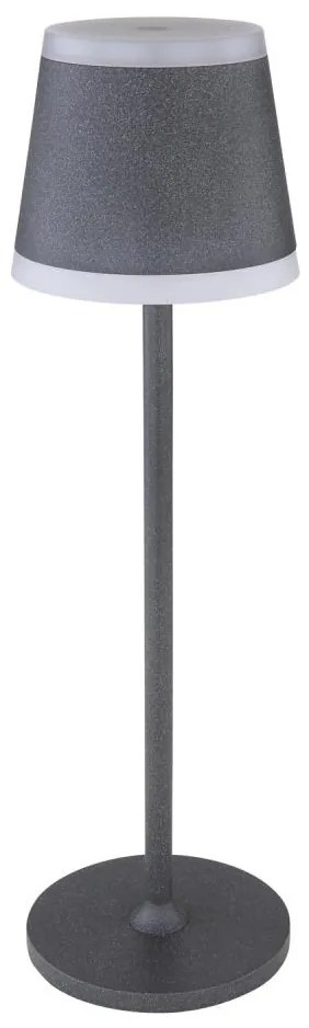 Globo 58433G - LED Stmievateľná stolná lampa RIDLEY LED/4,6W/3,7V 3000K šedá