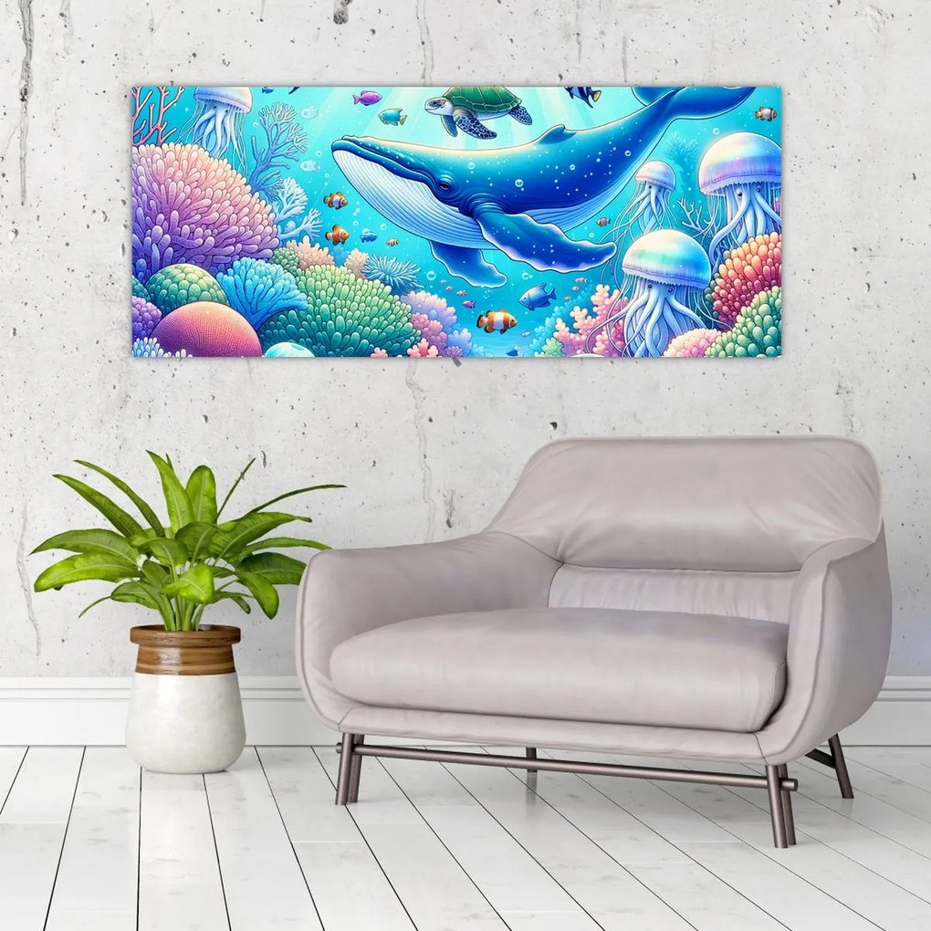 Obraz – Podvodný svet (120x50 cm)
