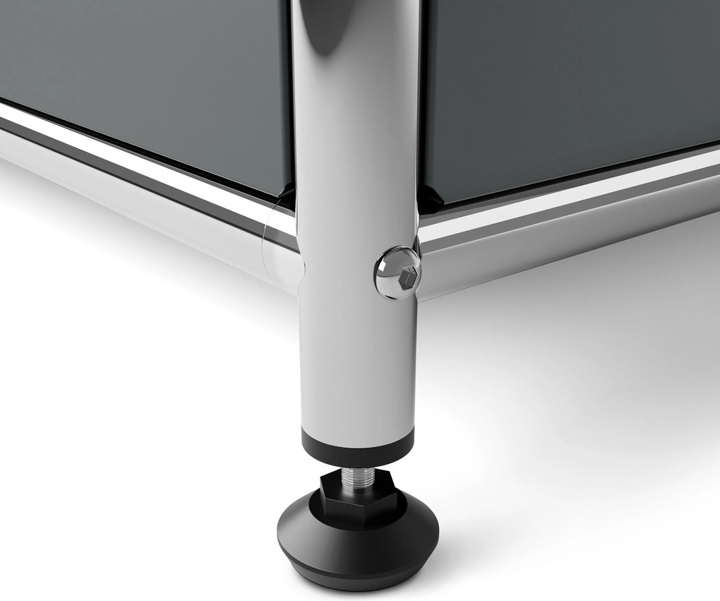 Kovová komoda »CN3« so 6 zásuvkami, sivá