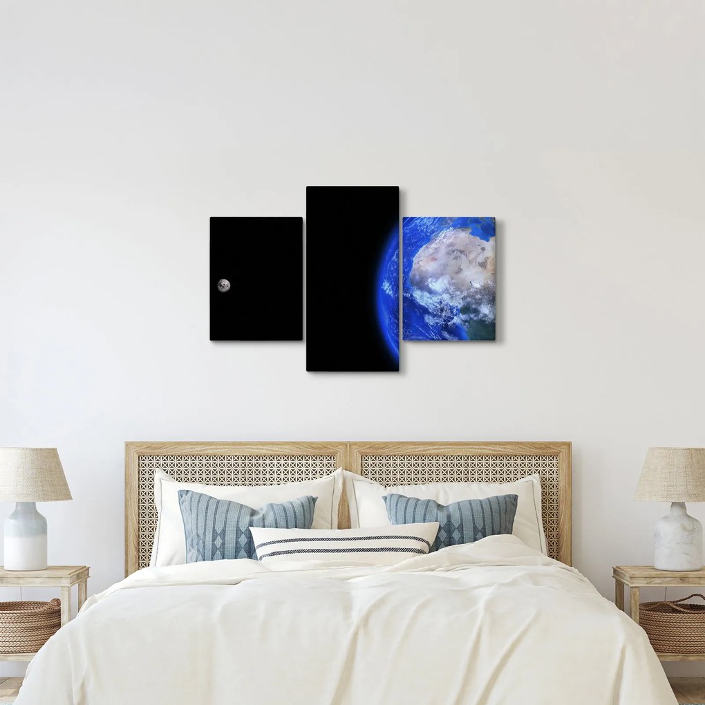 Obraz Mesiaca a Zeme (90x60 cm)