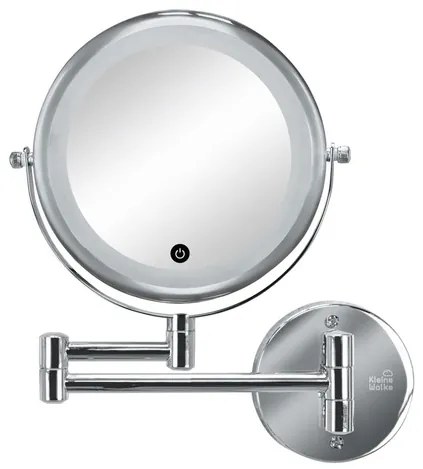 Kozmetické LED zrkadlo Kleine Wolke Lumi silver 8487124886