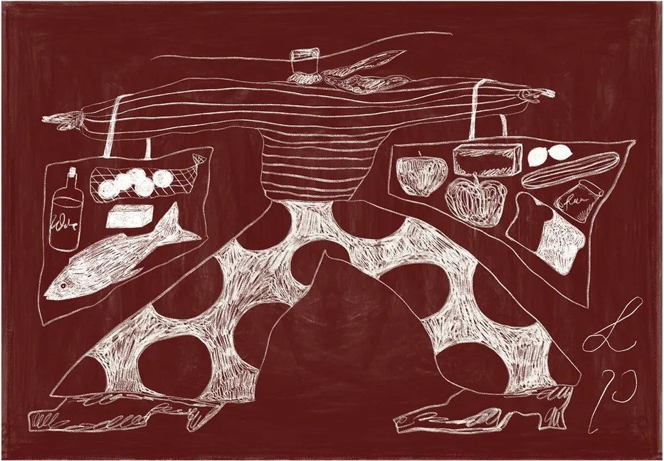 Plagát 70x50 cm Sam Shopping – Lucia Tuffley – The Poster Club