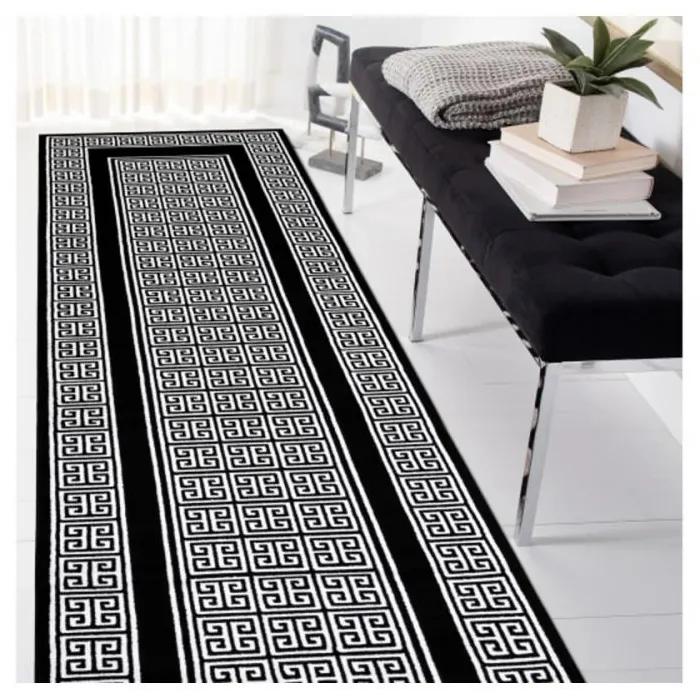 Kusový koberec Alice čierny atyp 60x250cm