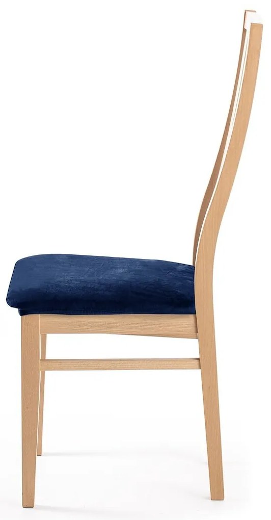 Restilo Napínací poťah na sedák na stoličku indigo, 40 x 40 + 5 cm