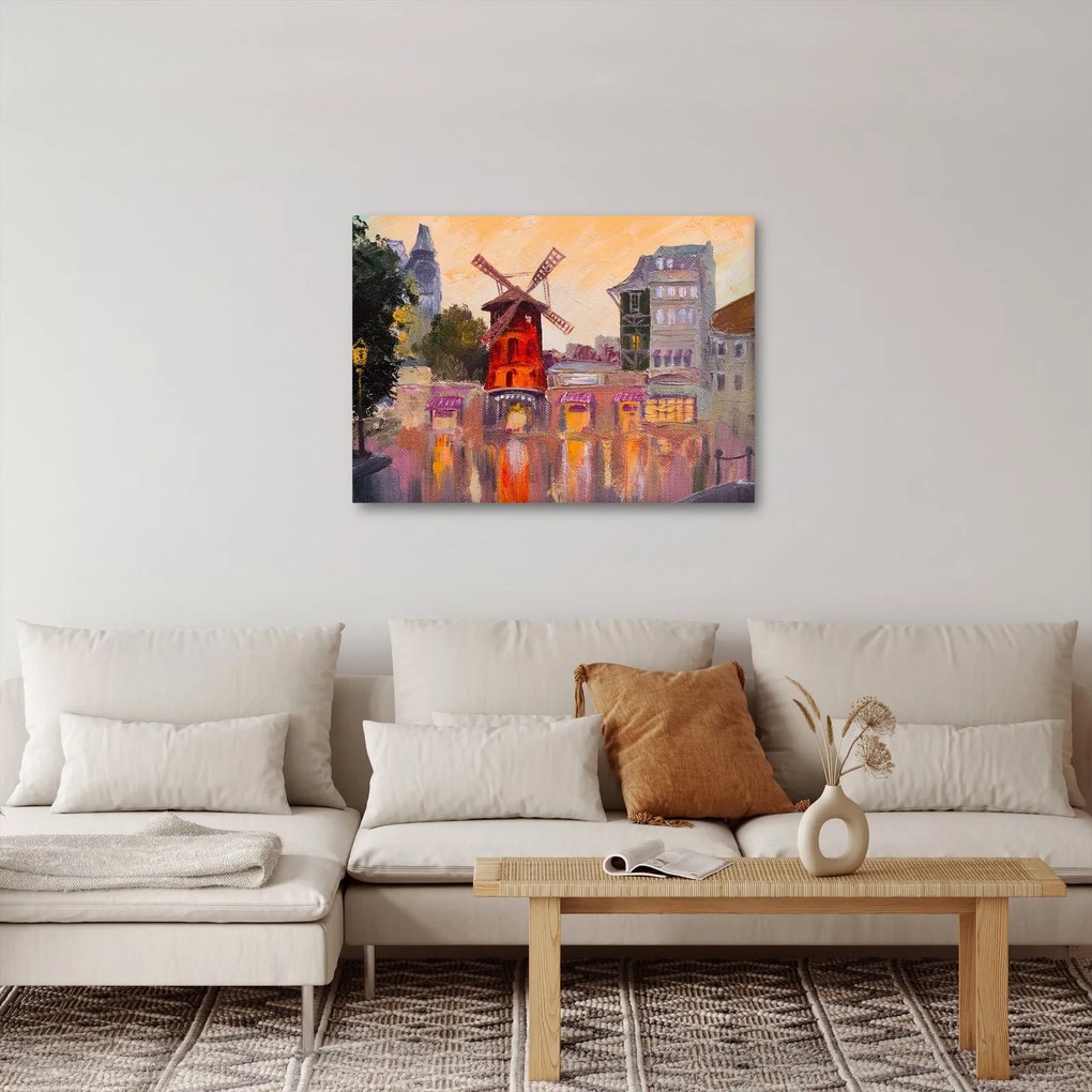 Obraz - Moulin rouge, Paríž, Francúzsko (70x50 cm)