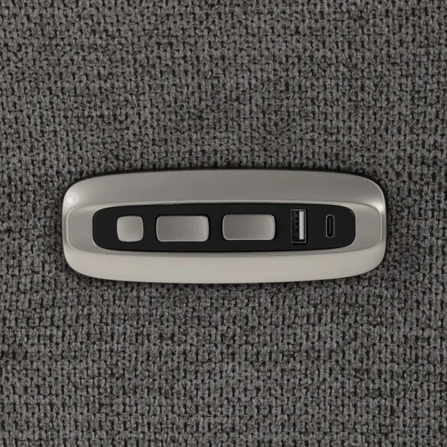 Polohovacie kreslo sivé, elektrické TV-C5590 GREY2