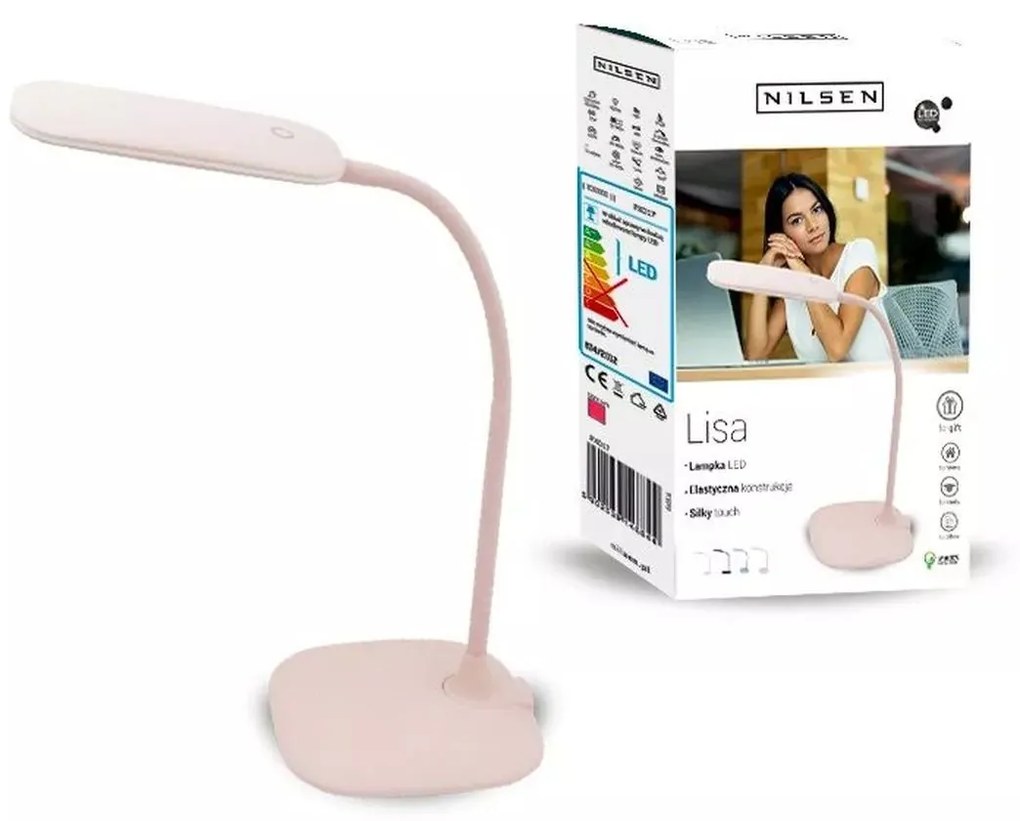 Stmievateľná stolná lampa Lisa Nilsen LED PINK PX017E PX017E