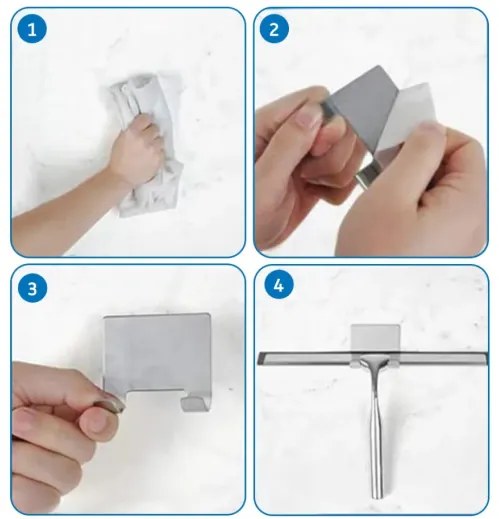 Stierka do kúpeľne s háčikom, zlatá