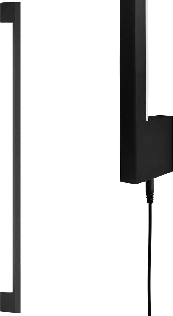 Toolight Toolight, LED nástenné svietidlo 80cm, 12W, 3000K, LHJ063-W, čierna matná, OSW-60032