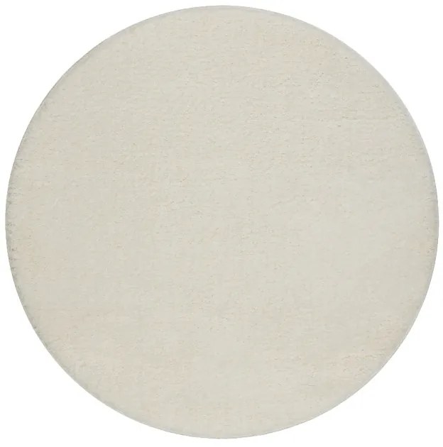 Kúpeľňový koberček SANTA biely kruh