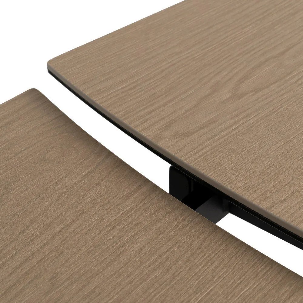 Rozkladací jedálenský stôl s prídavnou doskou 90x180 cm Rocía – Ixia