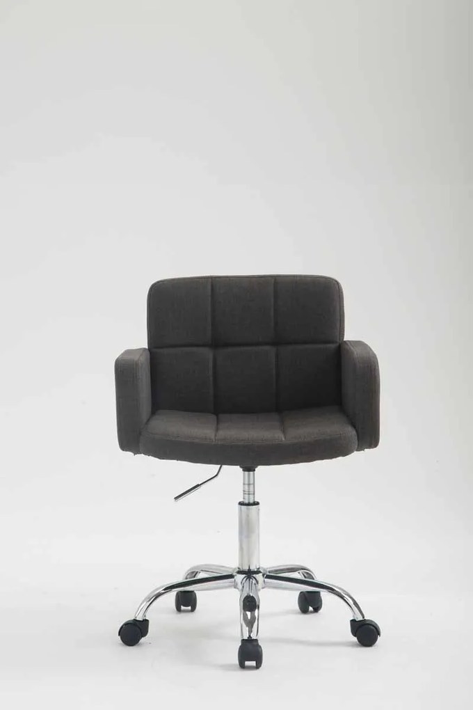 Design-Shop Pracovná stolička L.A. látka - Tmavo sivá