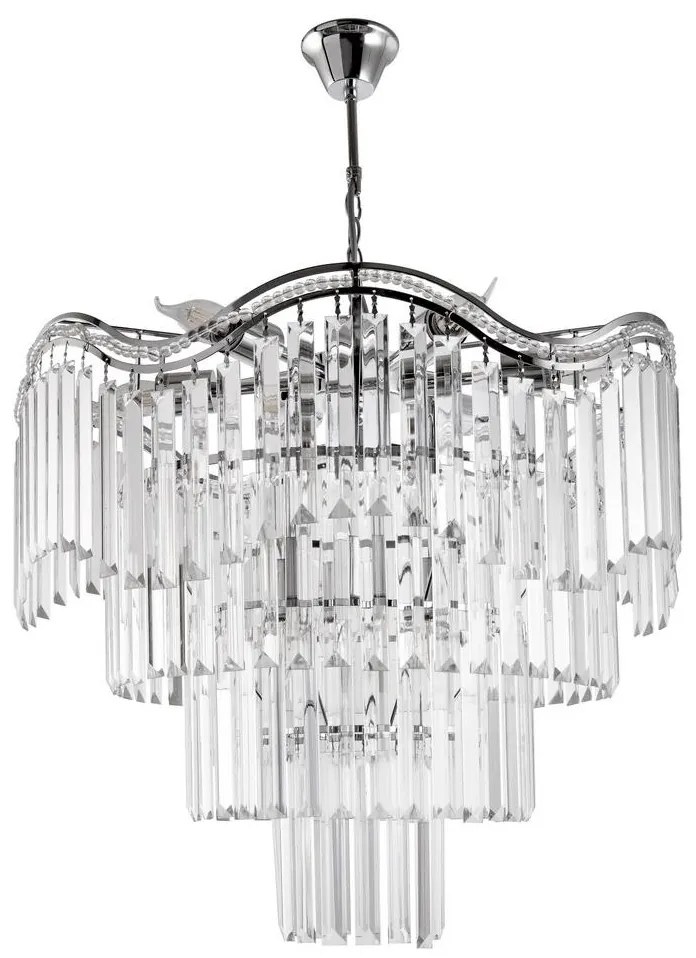 Luster na reťazi 7xE27/60W/230V