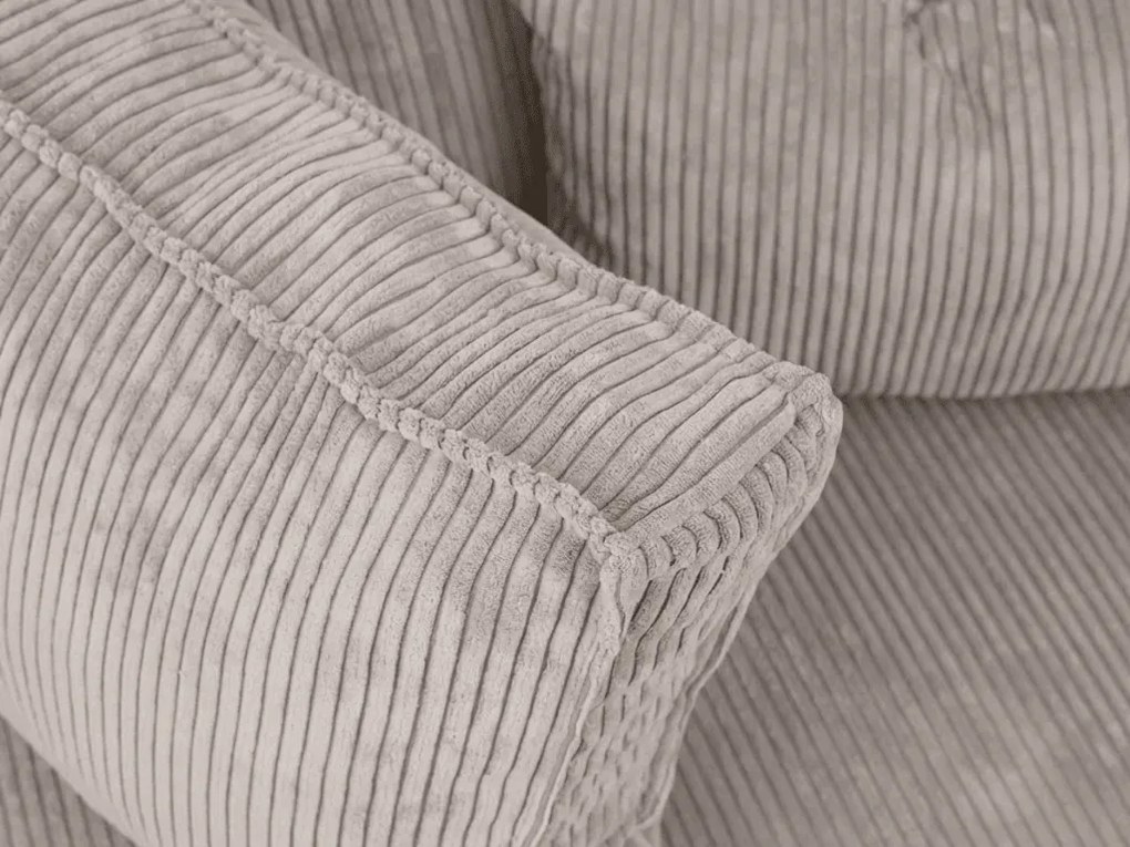 AKCIA Svetlobéžová sedacia súprava do U SMART COSARO 295x140 cm II. akosť
