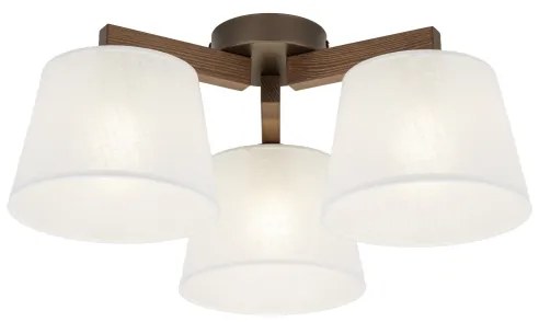 Brilagi - Prisadený luster LATTE 3xE27/15W/230V borovica/biela