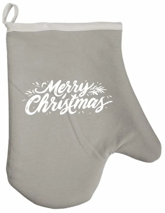 Vianočná kuchynská rukavica Merric EMI, hnedá