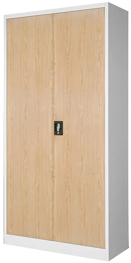 Skriňa Jan kovová biela/sonoma