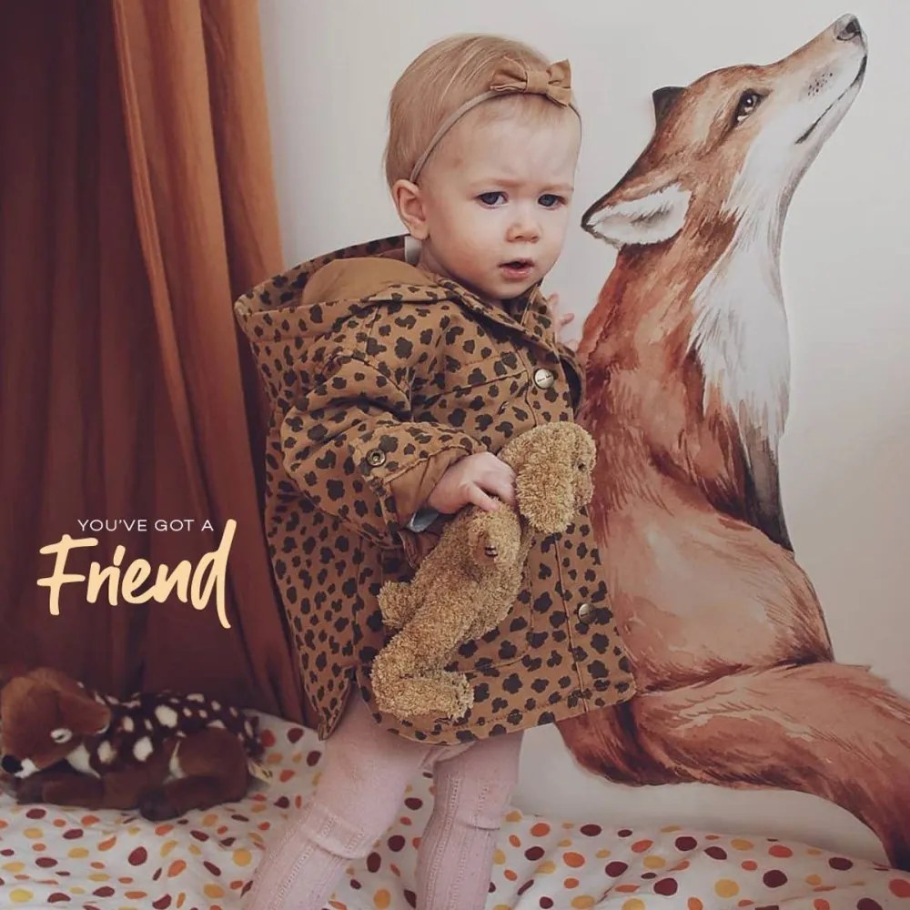 Samolepka do detskej izby pán lišiak