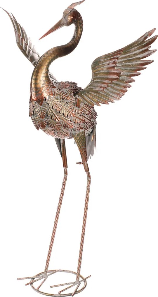 Volavka 84 cm - kovová záhradná dekorácia