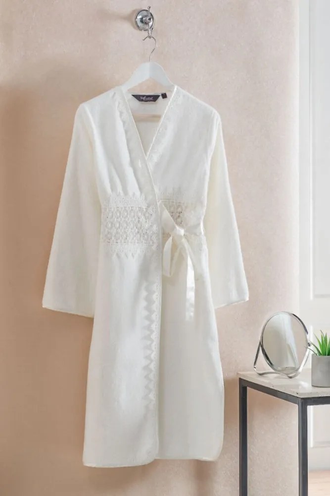 Soft Cotton Dámsky elegantný župan DEMET v darčekovom balení