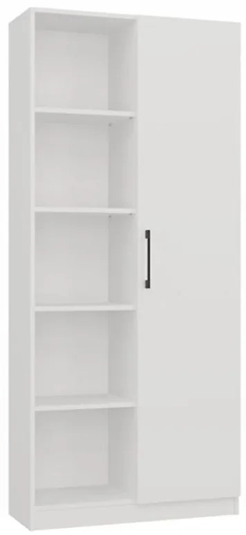 Regál 80 cm dvere biely