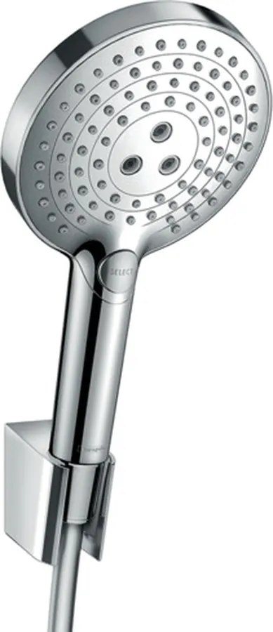 Hansgrohe Raindance Select S, sprchový set 120 3jet s hadicou 1250 mm, chrómová, HAN-26701000