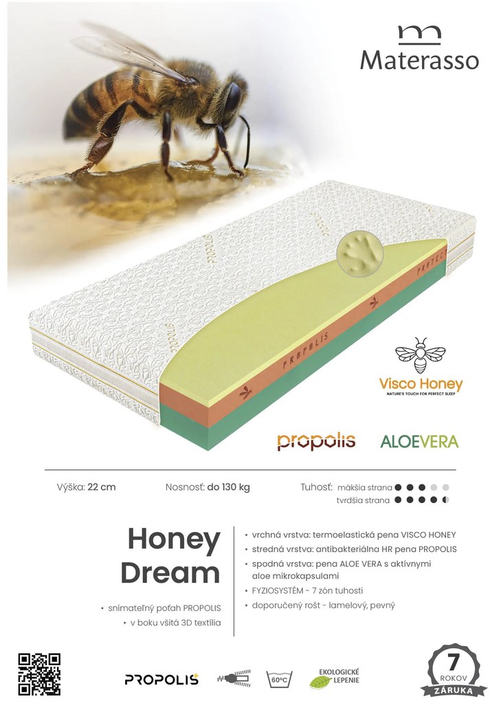 Materasso Penový matrac Honey Dream Rozmer: 200 x 90 cm