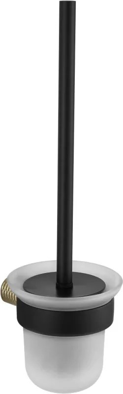 Mexen Base WC kefa, Čierna/Zlatá - 7088250-57