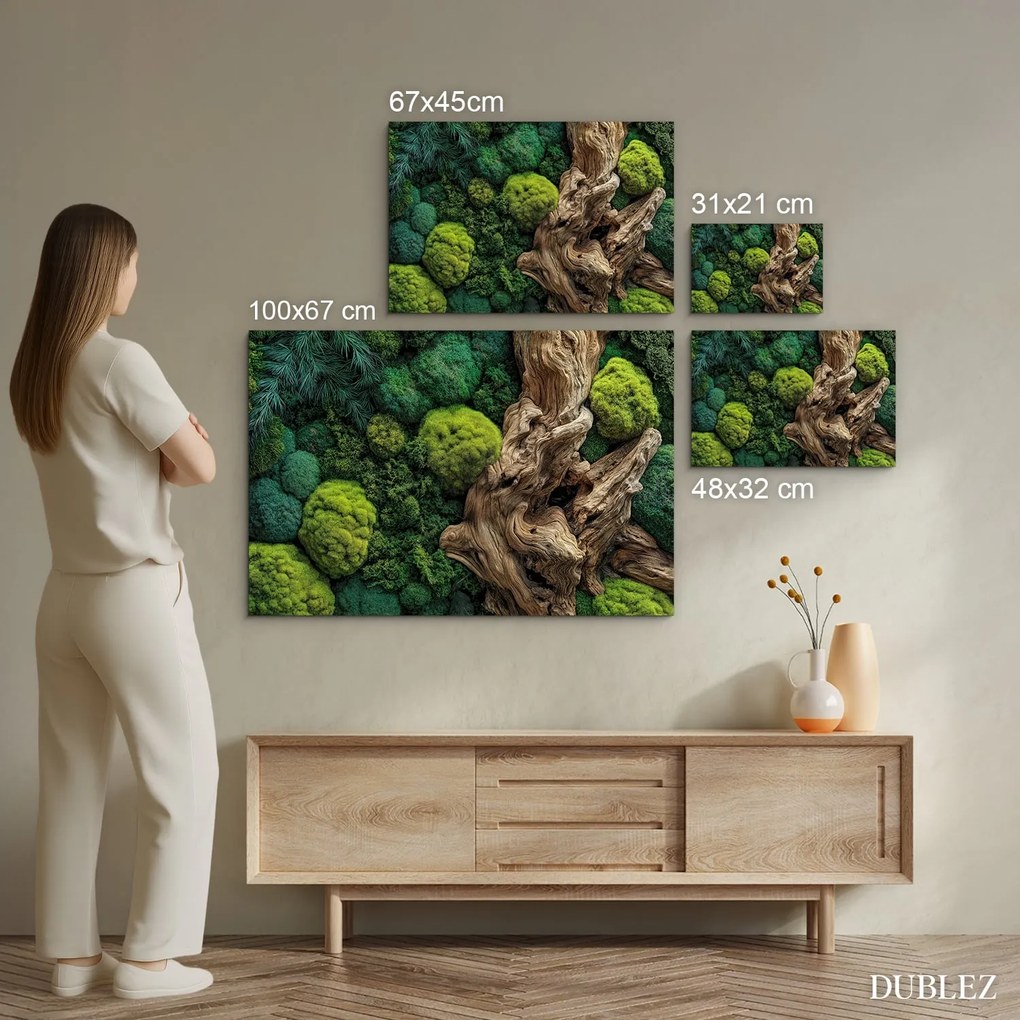 DUBLEZ | Machový obraz - Dotyk prírody