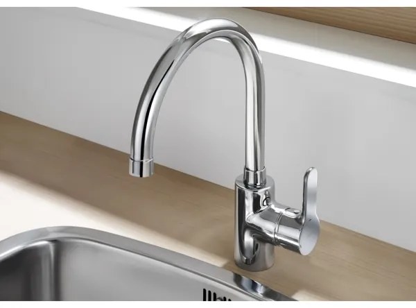 Roca A5A8409C00 - Kuchynská batéria L20 32,5 cm lesklý chróm